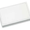 Planche Polyéthylène Blanche - Avec Rigole - 40 X 30 Cm - Tellier -Magasin De Cuisine À Domicile planches rigole 40x30 1 main 650