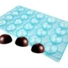 Moule Chocolat - Demi-sphère - Ø 4,8 Cm (20 Empreintes) -Magasin De Cuisine À Domicile plaque chocolat 20 demi sphere 1 main 650