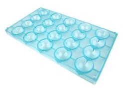 Moule Chocolat - Demi-sphère - Ø 4,8 Cm (20 Empreintes) -Magasin De Cuisine À Domicile plaque chocolat 20 demi sphere 2 main 650