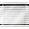 Plaque à Dresser - Avec Grille - 26 X 18,5 Cm -Magasin De Cuisine À Domicile plaque dresser grille inox 1 main 650
