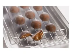 Plaque à Dresser - Avec Grille - 26 X 18,5 Cm -Magasin De Cuisine À Domicile plaque dresser grille inox 3 main 650