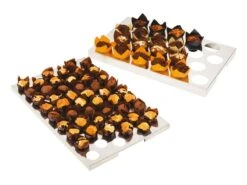 Plaque Inox De Calage Tulicups - 56 X 36 Cm - Ø 45 Mm (51 Alvéoles) - Matfer