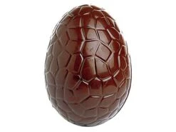 Moule Chocolat - Demi-oeuf Craquelé - 14 Empreintes -Magasin De Cuisine À Domicile plaque oeuf chocolat craquele 14 3 main 650