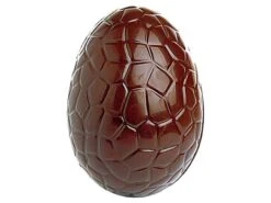 Moule Chocolat - Demi-oeuf Craquelé - 3 Empreintes -Magasin De Cuisine À Domicile plaque oeuf chocolat craquele 3 3 main 650