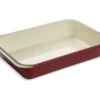 Plat à Rôtir - Fonte Rouge - 40 X 25 Cm - Le Chasseur -Magasin De Cuisine À Domicile plat gratin fonte chasseur 4 l 1 main 800