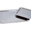Plateau Inox à Pans Coupés - Poli Brillant - 24 X 19 Cm - Mallard Ferrière