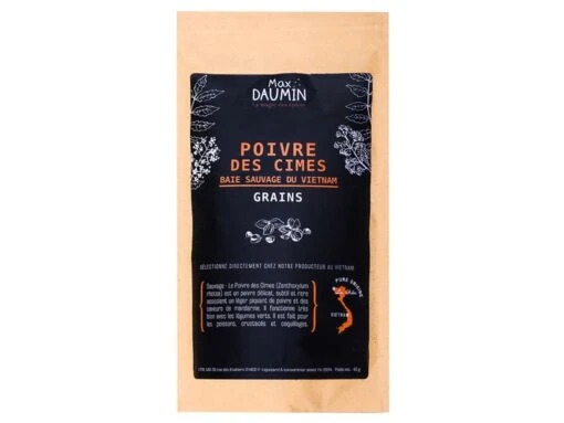 Poivre Noir Des Cîmes - 45 G - Max Daumin -Magasin De Cuisine À Domicile poivre noir des cimes 1 main 800