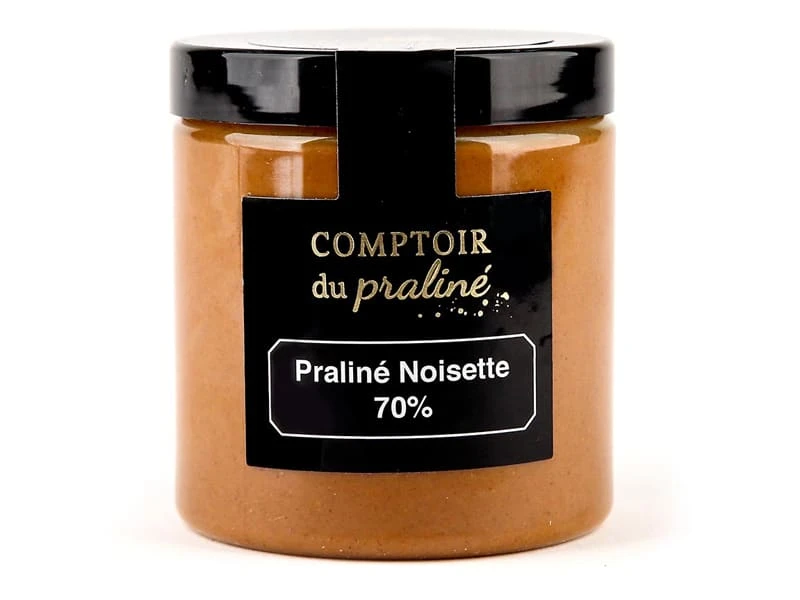 Praliné Noisette Artisanal 70% - 250 G - Comptoir Du Praliné 3 Praliné Noisette Artisanal 70% - 250 G - Comptoir Du Praliné