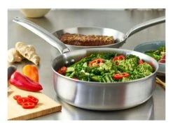 Sauteuse Inox Bord Droit Alchimy - Multicouche - Ø 28 Cm - De Buyer -Magasin De Cuisine À Domicile sauteuse droite inox alchimy debuyer 28cm 2 main 650