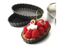 Tartelette Oblongue Cannelées - Exoglass® - 12 Unités - Matfer