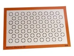 Toile Silpat à Macarons - 63 Empreintes Ø 3,5 Cm - 58,5 X 38,5 Cm - Demarle